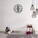 Art Homemania Art & prints mania by Homemania Klok, wandklok, zwart