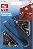 Prym Ringen en Schijven 4mm Oud Messing 1x50st.