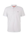 Tom Tailor Piqué-poloshirt van katoen - Maat M - White