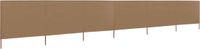 vidaXL - Windscherm - 6-panelen - 800x80 cm - stof - taupe