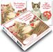 Franciens Katten kerstdoosje - Kitten met kerstbal - Kitten in mand