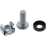 InLine 01950A montagekit Zwart, Zilver Metaal, Kunststof