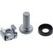 InLine 01950A montagekit Zwart, Zilver Metaal, Kunststof
