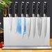 Omgoods - Ensemble de couteaux magnétiques avec bloc en acier inoxydable pour la cuisine