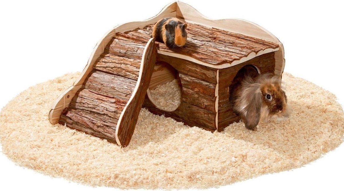 FLAMINGO Karlie Speelhuis Met Trap - 40x50x25 cm - Hout