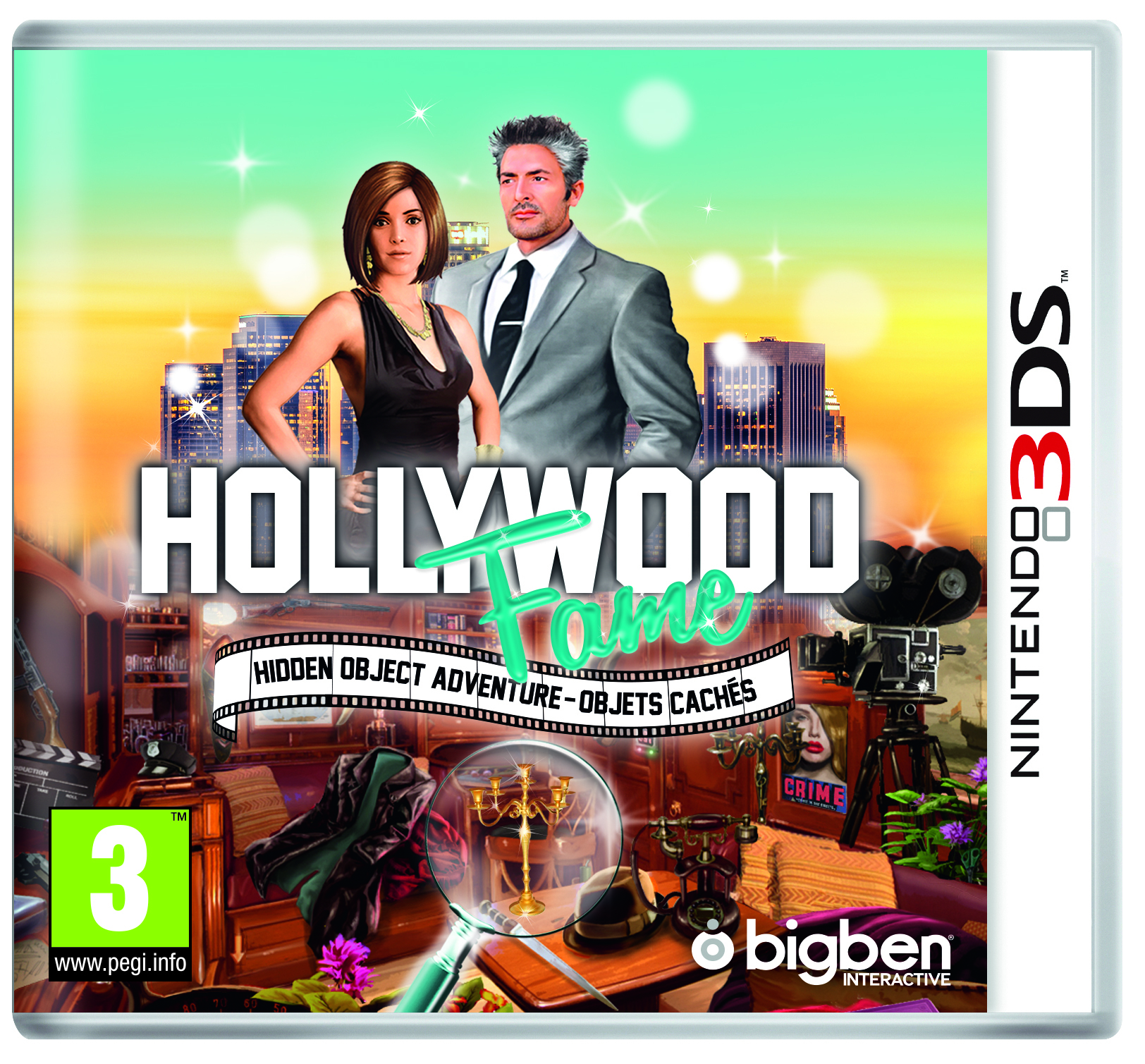 BigBen Hollywood Fame: Hidden Object Adventures - 2DS + 3DS Nintendo 3DS