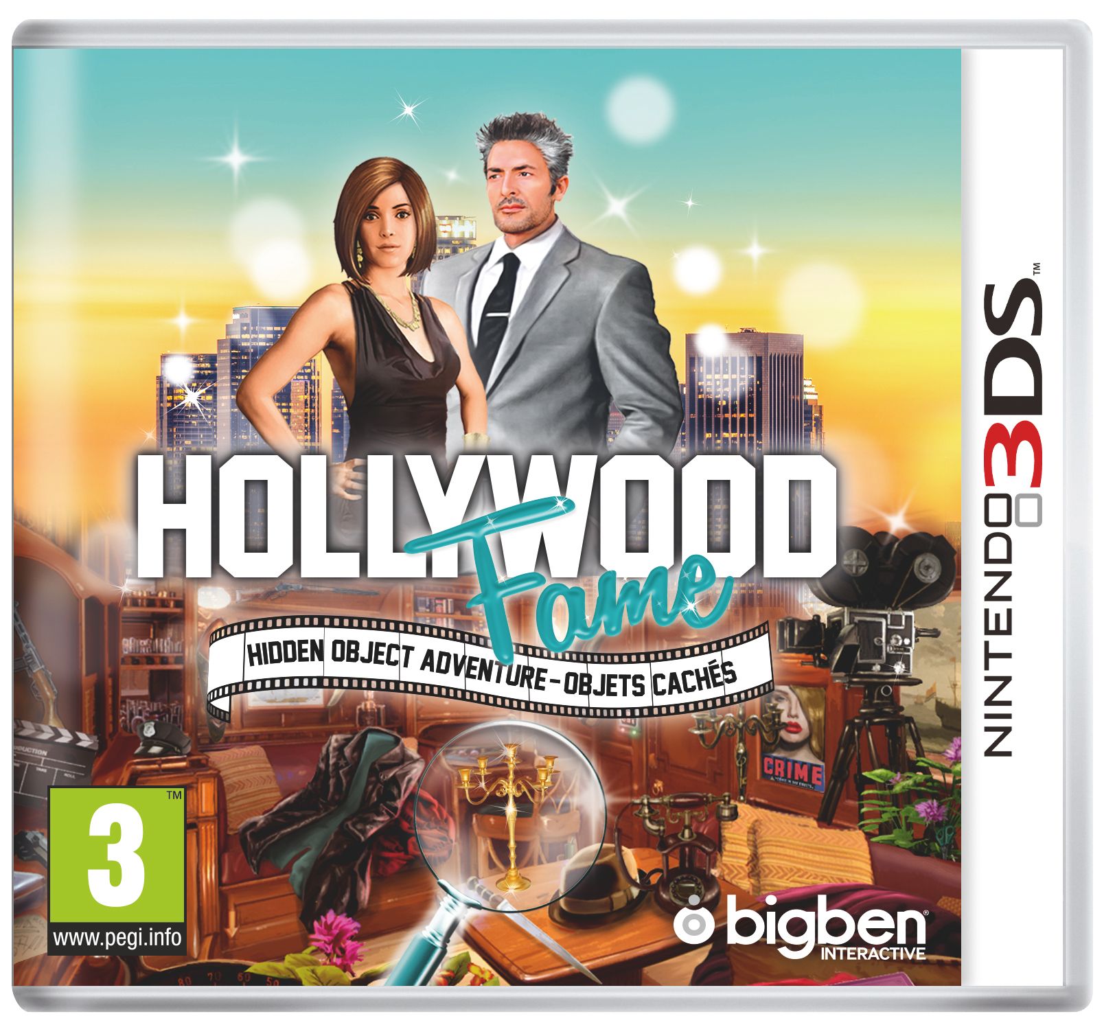 BigBen Hollywood Fame: Hidden Object Adventures - Nintendo 3DS