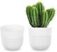 KADAX Pot de fleurs Alia DAL11 blanc