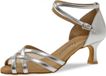 Diamant Dames Salsaschoenen Diamant 035-077-013 - Dansschoenen Latin, Salsa - Kleur: Zilver - Maat 38,5