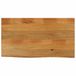 VidaXL Tafelblad met natuurlijke rand 120x60x2,5 cm massief mangohout