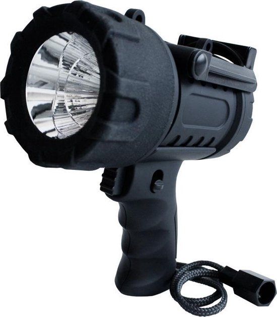 C-line RFL-9 - LED Zaklamp - Oplaadbaar - Waterdicht IP66 - 350 Lumen - Zwart