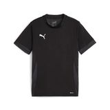 PUMA teamGOAL Matchday Jersey jr Unisex Sportshirt - PUMA Black-PUMA White-Flat Dark Gray