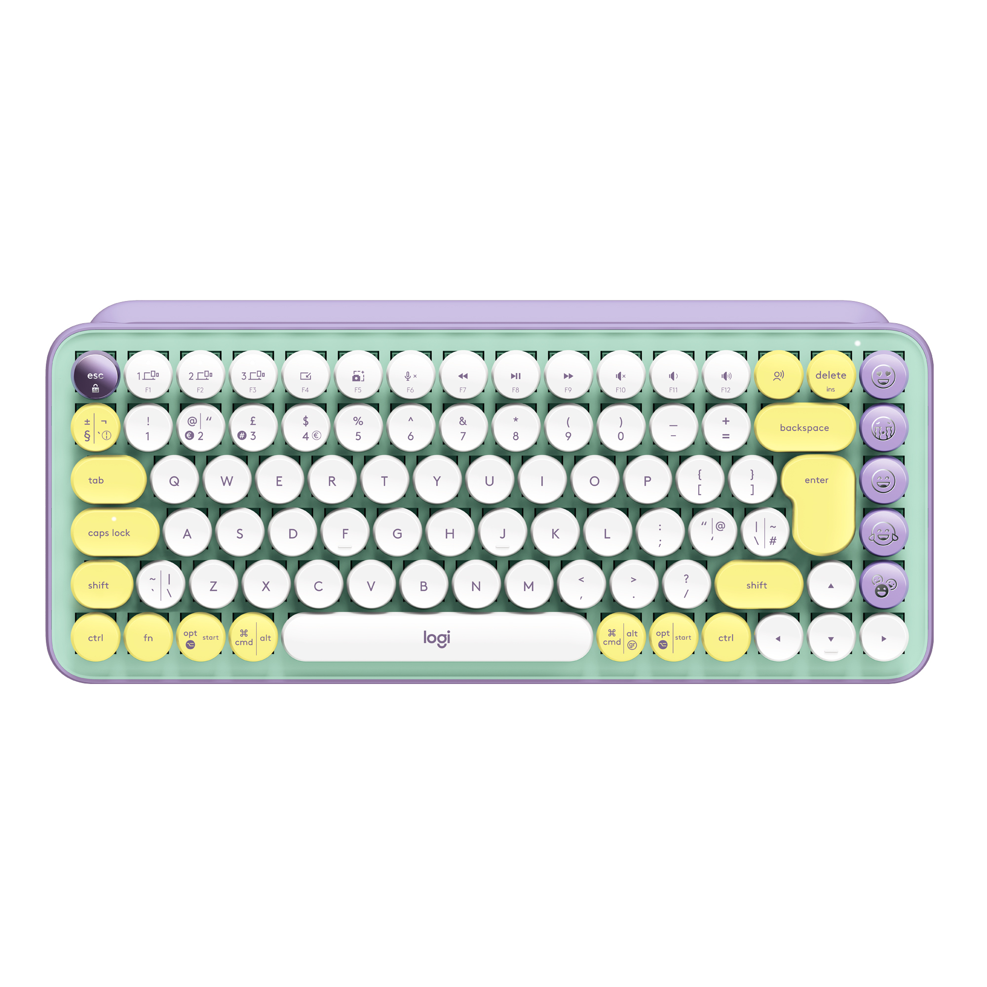 Logitech POP Keys Wireless Mechanical Keyboard With Emoji Keys