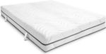 Sleezzz Matelas visco-élastique Smart 7 zones, 180 x 200 cm, hauteur 18 cm, fermeté H3 avec Air Memory foam
