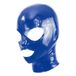 BDSMaster Cagoule en Latex TEXIE Bleu