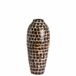 Light & Living Vaas Tudela - Donkerbruin - Ø17x40cm - Bamboe - Modern