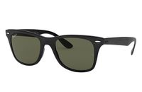 Ray-Ban RB4195 Wayfarer Liteforce Zwart / Groen Klassiek G-15 Gepolariseerd 52mm