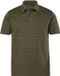 Men Plus Heren Poloshirt Korte Mouw Jersey All-over Print tot 8XL - Donkerolijf - Maat 7XL
