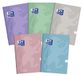 Oxford Touch Pastel schoolschrift A5, 60 vellen, geruit, 5 stuks verpakking kleurenmix