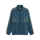 PUMA T7 Relaxed geweven trainingsjack voor heren L, Midnight Petrol Blue