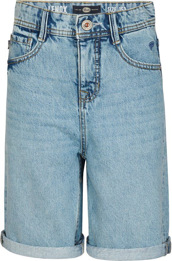 Petrol Industries Jongens Lenox Loose Denim Short Rosarito Vintage Lichtblauw Maat 128