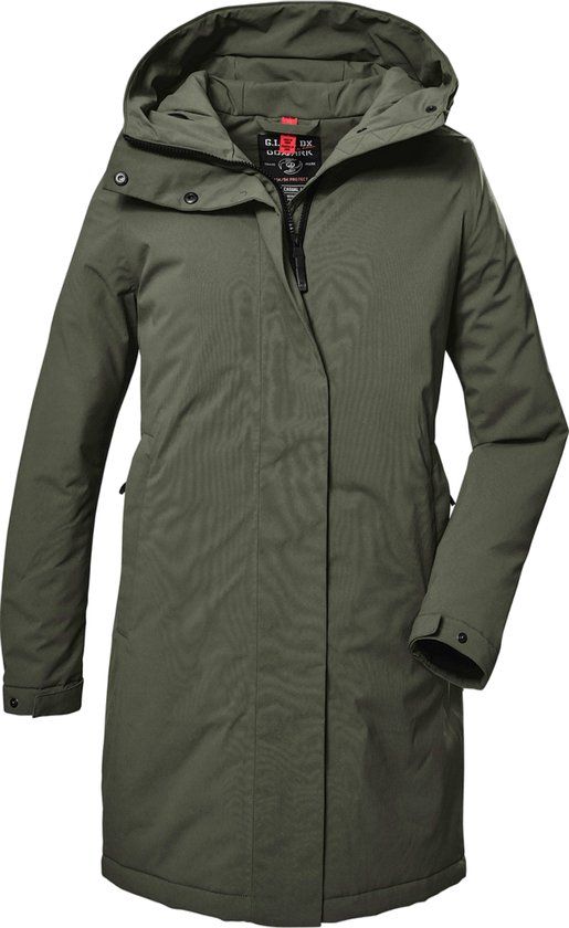 GIGA DX GW 73 Parka - Dames Parka - Olive - Maat 40