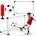 But de football pour enfants, 86 cm, avec ballon et pompe, adapté au jardin