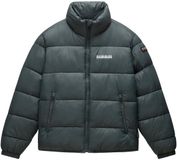 Napapijri Groene Polyamide Jas Met Lange Mouwen
