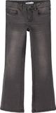 NAME IT Meisjes Jeans - Maat 164 - Dark Grey Denim - Katoen