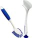 Sans marque Brosse de nettoyage pour évier de cuisine - Brosse à vaisselle 2 pièces