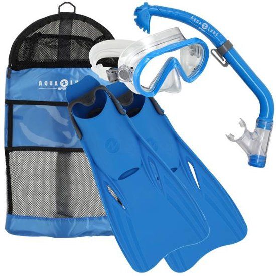Aqua Lung Sport Santa Cruz Kids Snorkelset SM 25-31 - Blauw