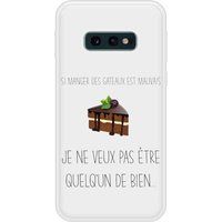 Samsung Siliconen hoesje compatibel met Galaxy S10e Eet taarten