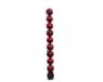 Decoris boules de Noël en plastique 6cm rose 10 pièces