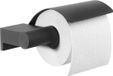 Tiger Bold Toiletrolhouder met klep - Zwart
