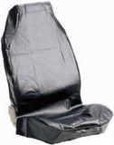 Merkloos / Sans marque IWH 074010 Autostoelhoes 1 stuks Kunstleer Zwart Bestuurder