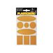 Quattroerre 5713 stickerset voor plastickers, geel