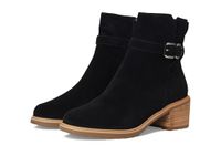 TOMS Damesschoenen - enkellaarsjes HAILEY BUCKLE WR 10022549 zwart suède