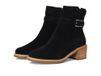 TOMS Damesschoenen - enkellaarsjes HAILEY BUCKLE WR 10022549 zwart suède