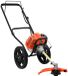 vidaXL Bosmaaier met wielen 52 cc 1,45 kW oranje