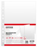 OFFICE PBS Connect Polska Sp. z o.o. Kantoorartikelen PP A4 Kristal Document Hoesjes - 100 stuks - Transparant
