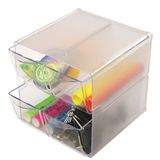 Deflecto Classic Cube Organizer with 4 Drawers
