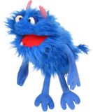 Living Puppets – Handpop Schmackes, 35 cm | Monster to go met beweegbare mond | Inclusief papieren zak | Vanaf 3 jaar