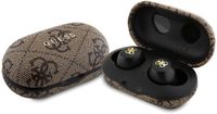 Guess True Wireless 4G Metal Bluetooth In-Ear Oordopjes - Bruin