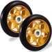 Inovra - Roues de trottinette pour figures acrobatiques, 110 mm - Lot de 2 - Roulements ABEC 9 - Grande résistance à l'usure - Noyau en aluminium léger - Dureté 88A - Roues pour trottinettes