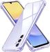 Techsuit Hoesje geschikt voor Samsung Galaxy A16 - Shockproof Silicone Back Cover - Transparant