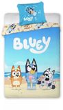 Bluey Bluey Dekbedovertrek beach day 140 x 200 cm - katoen