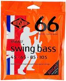 Rotosound Snaren voor elektrische bas SWING 66 STAINLESS SETS 4-snaren RS66LF roestvrij staal Custom 45-105