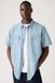 Levi's chemise Western à manches courtes et coupe décontractée - Homme - S - Bleu / New Hyde Chambray
