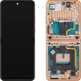 Motorola Écran tactile Razr+ 2025 / Razr+ 2024 / Razr 50 Ultra, avec cadre, sous-couche interne, Orange (Peach Fuzz), Pack de service 5D68C24597