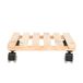 Esschert Design Plantentrolley naturel vierkant indoor L